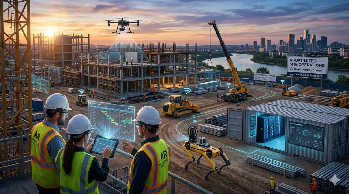 $15.01 Billion by 2035 — How Artificial Intelligence Is Building the Smart Construction Sites of Tomorrow